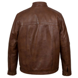 Veste en cuir pour hommes à port rapide de haute qualité, modèles les plus demandés, veste en cuir pour hommes légère et entièrement personnalisée à faible taux - Product Image 2