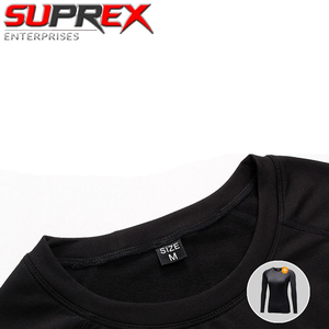 Camiseta Deportiva de Manga Larga para Mujer, Sin Costuras, Compresión, Cierre de Botones, Material de Poliéster/Nailon, Secado Rápido, para Gimnasio y Entrenamiento - Product Image 5