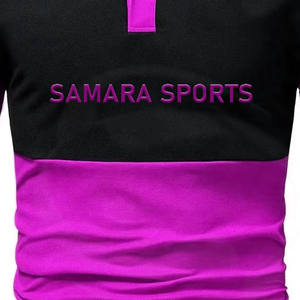 Polo de panel de fibra de algodón suave transpirable de secado rápido Casual Slim Leisure Company Work Polos para hombres - Product Image 3