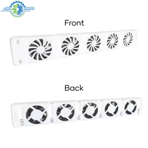 พัดลมระบายความร้อนอัจฉริยะ5ตัวพัดลมระบายความร้อน, พัดลมระบายความร้อนตรงกลางระบายอากาศได้ - Product Image 3