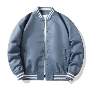 2025 mejor diseño Varsity Baseball Bomber Jacket para hombres mangas de cuero genuino cuerpo de lana lienzo equipo usa chaqueta Top hombre - Product Image 6