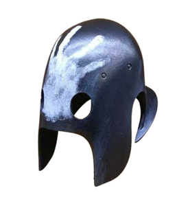 หมวกกันน็อคเหล็ก Uruk-Hai Berserker,หมวกกันน็อคสีดำสำหรับวันฮาโลวีนของขวัญแฮนด์เมด - Product Image 1
