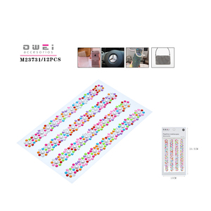 Pequeñas pegatinas de diamantes decorativas de colores - Product Image 1