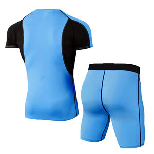 Ensemble de protection contre les éruptions cutanées pour hommes imprimé par sublimation vente en gros d'élasthanne/polyester Bjj - Product Image 2