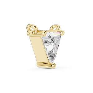 Conjunto de Colgante con Diamante de Corte Triangular Cultivado en Laboratorio, Versátil, Chapado en Oro Amarillo de 18 Quilates con Rodio, Certificado por IGI, Regalo de Lujo para Uso Diario - Product Image 1
