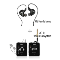 Système de monitoring intra-auriculaire sans fil LEKATO MS-1, équipement de scène
