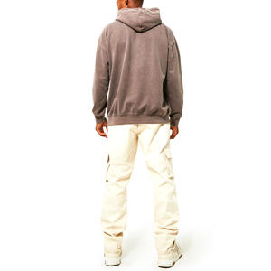 Sweat-shirts à capuche personnalisés respirants surdimensionnés / Sweat-shirts vintage surdimensionnés délavés avec capuche - Product Image 4