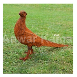 Offre Spéciale belle Sculpture de jardin d'oiseau en métal de moineau idéal pour la décoration de Patio de cour de parc de jardin à la maison - Product Image 4