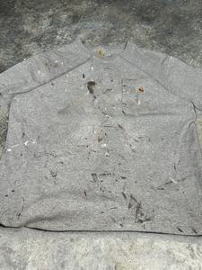 Camiseta de Mujer con Lavado Ácido, Estilo Clásico Vintage, Algodón Lavado, Informal, Estilo Urbano, Corte Holgado, Top de Moda - Product Image 2