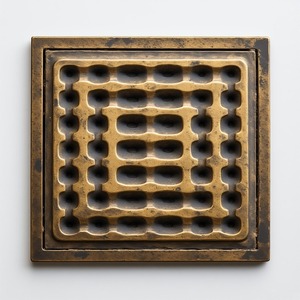 Couvercle de vidange hémisphérique en laiton moderne de style gaufré pour prévenir le blocage des débris des feuilles - Product Image 3