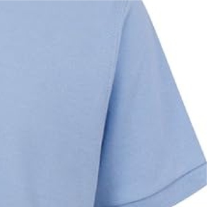 Polo pour homme bleu ciel clair, coton ultra doux, coupe décontractée, polo piqué bleu ciel uni, style décontracté et élégant - Product Image 5