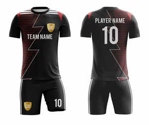 Maillots de football personnalisés 2026 |   Uniformes de football imprimés numériquement OEM |   Tenues respirantes légères à manches courtes et coupe ajustée - Product Image 4