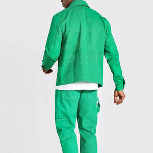 Veste en jean pour homme, style tendance, nouvelle arrivée, couleur personnalisée, coton et polyester, vente en gros - Product Image 3