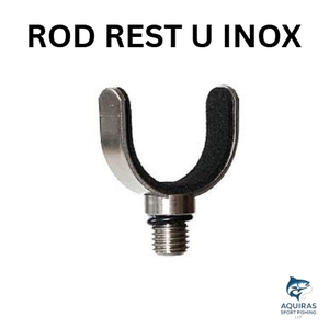 Support de canne à pêche en forme de U robuste et écologique pour la pêche au poisson-chat, rembourrage doux, connexion filetée, s'adapte à tous les bâtons de rivage standard - Product Image 2