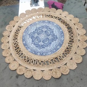 Sous-verres et sets de table et contenants organiques faits à la main Sous-verres en jute fabriqués avec excellence pour un usage domestique - Product Image 4