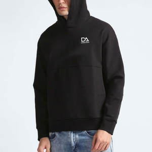 เสื้อฮู้ดผ้าฟลีซของผู้ชายสำหรับฤดูหนาวดีไซน์ใหม่จากโรงงานตรงกระเป๋าด้านหน้าน้ำหนักเบา - Product Image 3