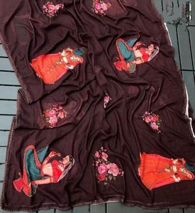 Hermoso e impresionante Sari indio para los amantes de la moda diseñador indio último Sari tradicional fiesta de lujo exclusivo ropa nupcial - Product Image 2