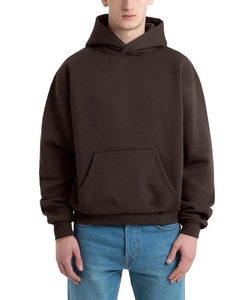 Sweat à capuche pour homme en coton français de haute qualité, polaire épais, uni, teinture unie, logo personnalisé, camouflage - Product Image 1