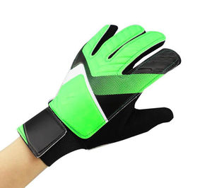 Guantes de Portero de Fútbol Profesionales para Exteriores, Transpirables, Impermeables, de Cuero Negro de Alta Calidad, Diseño Ajustable Antideslizante, Rojo - Product Image 3