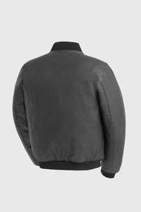 Blouson de baseball à manches longues, col montant, à capuche, uni, respirant, pour homme, avec logo personnalisé, style universitaire, pour l'automne - Product Image 2