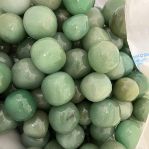 Aventurina verde piedras caídas curación Natural piedra tallada cristal pulido Feng Shui Chakra piedra preciosa al por mayor a granel - Product Image 3