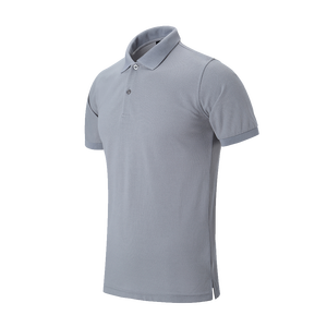 Polo de golf pour homme personnalisé en gros, 100% coton, manches courtes, motif uni, anti-boulochage, longueur courte - Product Image 4