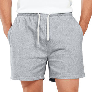 Haute qualité rue mode hommes Shorts blanc sport survêtement natation plage été Vintage français éponge court sweat Shorts pour hommes - Product Image 1