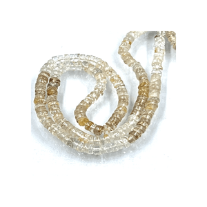 ลูกปัดโทแพซอิมพีเรียลธรรมชาติคุณภาพสูง ขนาด 5-6 มม. รูปทรงเรียบแบบเฮชิ ร้อยเป็นเส้นยาว 17 นิ้ว สำหรับทำเครื่องประดับ - Product Image 2