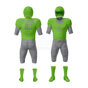 Ensemble de maillot et pantalon de football américain pour hommes, sur mesure, sublimation, logo d'équipe personnalisé, court, respirant, 100% polyester - Product Image 5