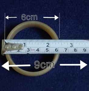 Bracelets élégants faits à la main en corne de buffle imperméable pour femmes, naturels, polis, légers et tendance, accessoire de mode. - Product Image 2