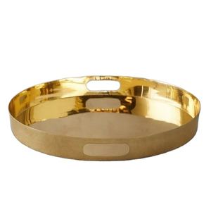 ชามมีสไตล์สำหรับเครื่องครัวเครื่องใช้ในบ้านโรงแรม,ถ้วยชามบนโต๊ะผลไม้แห้งถ้วยรูปดอกไม้สีทองโลหะ - Product Image 3