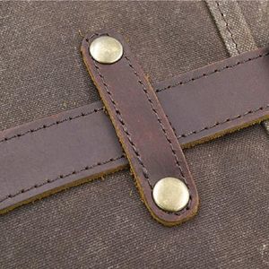 Sacs de bureau en cuir véritable pour hommes Sac en cuir fait à la main Sac avec logo personnalisé - Product Image 5