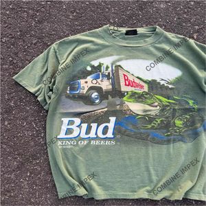 Camiseta Vintage de gran tamaño para hombre, gráfico personalizado y logotipo impreso en peso pesado 100% algodón, Camiseta estampada de talla grande - Product Image 5