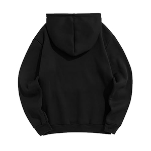 Sudadera con capucha para hombre, jersey con forro polar liso, sudadera térmica - Product Image 2
