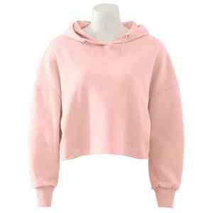 Sudadera corta moderna para mujer, diseñada con tela suave que proporciona calidez, comodidad y un aspecto corto y moderno. - Product Image 1