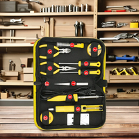 Kit d'outils électroniques 10 pièces : Fer à souder, tube absorbant l'étain tout plastique, fil à souder – Ensemble d'outils populaires