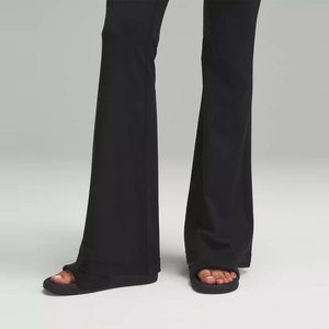 2025 nouveau élégant plaine femmes Flare pantalon haute qualité coton fait Unique Style à la mode femmes Flare pantalon OEM entretenu - Product Image 4