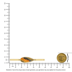 กำไลข้อมือทอง 18K ชุบเงา ดีไซน์เกลียว ประดับพลอยรูปไข่ทรงลูกแพร์ ฝังแบบเบเซล ของขวัญสุดอินเทรนด์สำหรับผู้หญิงในงานปาร์ตี้ - Product Image 6