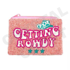 Chill OUT Design Customized Seed Beaded Coin Pouch Wallet Beautiful Coin Purse with <b>Fashionable</b> <b>Accessory</b> Features - Product Image 3