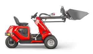 Mini-chargeuse compacte diesel Weidemaster / COMPARTEC, chargeuse frontale autoportée avec godet de 0,2 m³, capacité de 500 kg, pour usage agricole et de jardinage - Product Image 2
