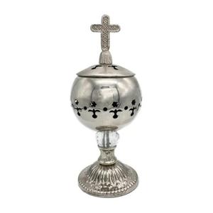 Quemador de Incienso de Latón Puro Pulido de Alto Brillo, Difusor de Fragancia, Decoración Religiosa de Mesa, Ecológico - Product Image 6