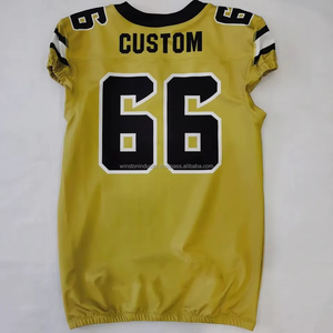 Uniforme de football américain personnalisé en gros qualité unique haut à séchage rapide avec une nouvelle caractéristique respirante - Product Image 4