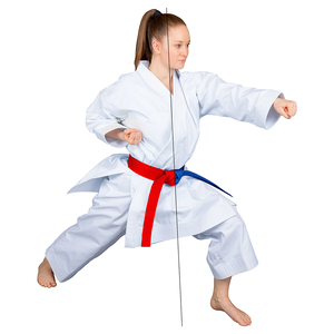 Costume de karaté d'arts martiaux en polycoton de haute qualité confortable avec logo brodé et couleur personnalisée - Product Image 5