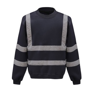 Sudadera con Capucha de Alta Visibilidad para Trabajo de Construcción, Manga Larga, con Cinta Reflectante, Venta al Por Mayor - Product Image 1