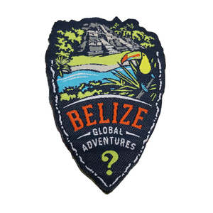 Parches tejidos personalizados con logotipo de Club Tela de PU Parches de ropa bordados tejidos personalizados Respaldo de gancho Parches de logotipo mínimo - Product Image 1