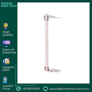 Fabricante de calidad superior 10-89cm Rango de medición Instrumento de medición de altura Modo manual Tipo de varilla Infantómetro - Product Image 2