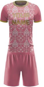 ชุดฟุตบอลชายสั่งทำพิเศษ เสื้อคอวีแบบสั้น เย็บปักถักร้อยตามสั่ง ชุดลำลอง ป้องกันรอยยับ ระบายอากาศได้ดี สวมใส่สบาย - Product Image 2