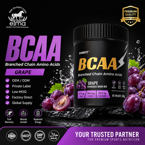 Elma Food Whey Protein Concentrate <b>1KG</b> Zero <b>Sugar</b> Added 50 Servings BCAA Muscle Growth Formula GMO Free Adult Protein Powder - Product Image 1