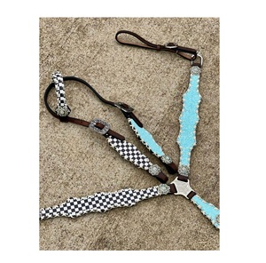 Ensemble d'accessoires en cuir occidental durable fait à la main de qualité exportée, parfait pour l'équitation et l'entraînement pour l'approvisionnement mondial - Product Image 1