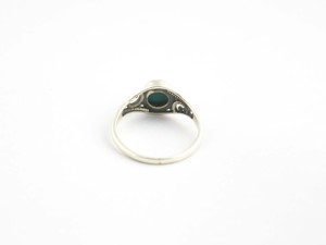 Bague en argent sterling 925 avec turquoise naturelle, faite à la main, pierre de naissance de décembre, unisexe - Product Image 6
